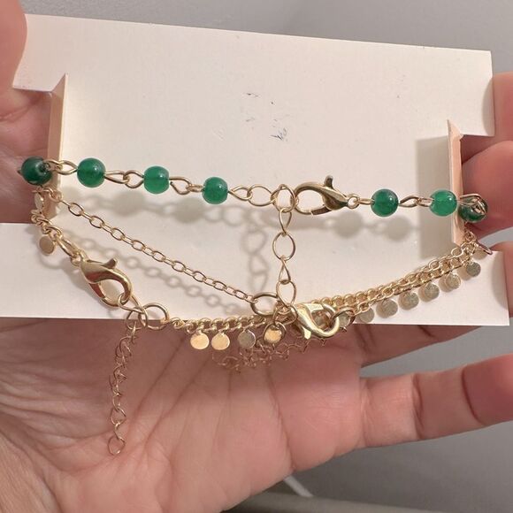 3 Piece Bohemian Bracelet Set In Gold - Picture 5 of 6